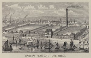 Barrow Lin och Jute Mills av English School