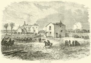 Battery of Marines, december 1870 av English School