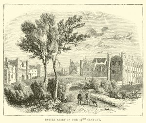 Battle Abbey på 1600-talet av English School