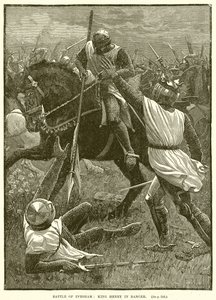 Slaget vid Evesham: Kung Henry i fara