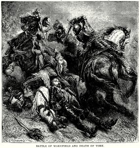 Slaget vid Wakefield och Death of York av English School