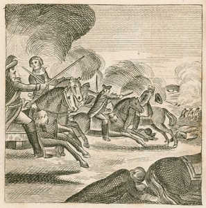 Battle of the Boyne, Irland av English School