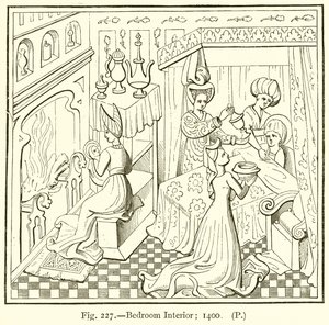 Sovrumsinredning; 1400 av English School