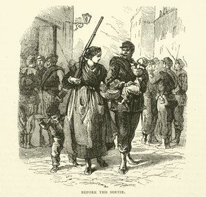 Före Sortien, januari 1871 av English School
