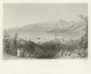 Beirut och Libanonberget, 1837 av English School