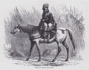 Belooch Chief Mounted (gravyr) av English School