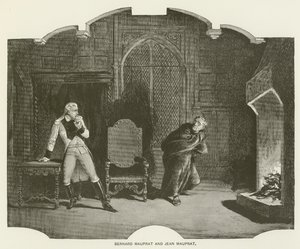 Bernard Mauprat och Jean Mauprat (gravyr) av English School