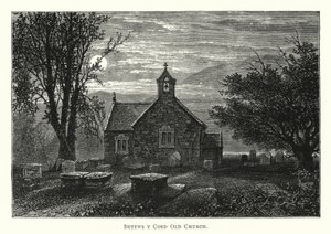 Bettws y Coed Old Church (gravyr) av English School