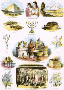bibliska illustrationer av English School