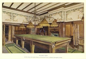 Billardzimmer von English School