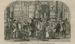 Fågelmässa, Great St Andrews Street, Seven Dials, London av English School