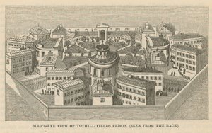 Fågelperspektiv av Tothill Fields Prison av English School
