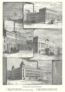 Birmingham Manufactories (gravyr) av English School