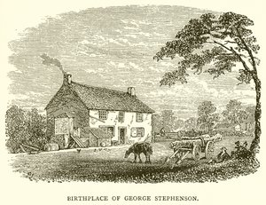 George Stephensons födelseplats av English School