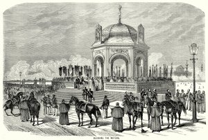 Välsignelse av vattnet (gravyr) av English School