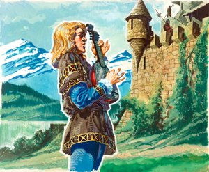 Blondel im Gefängnis von Richard