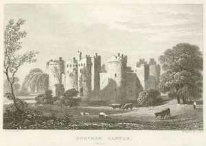 Bodyham Castle, Sussex (gravyr) av English School