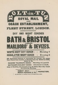 Bolt-in-Tun Royal Mail and Coach Etablissement av English School