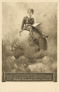 "Book of Beginnings, Story without End", reklam för utbildningsförsäkringar från British Dominions Insurance Company (litho) av English School