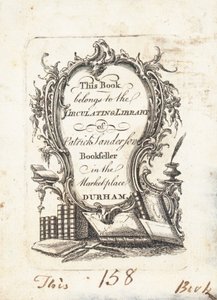 Boktallrik, Patrick Sanderson av English School