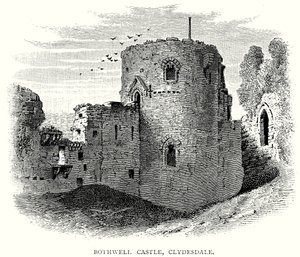 Bothwell Castle, Clydesdale (gravyr) av English School