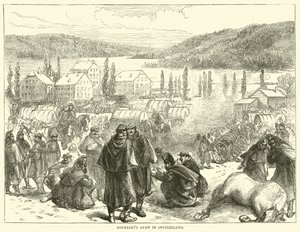 Bourbakis armé i Schweiz, februari 1871 av English School