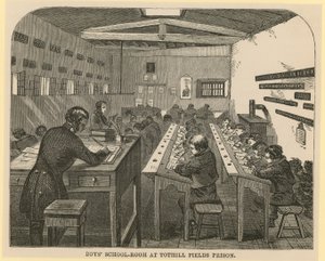 Pojkskola i Tothill Fields Prison av English School