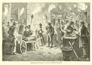 Frukoststånd, Covent Garden Market av English School