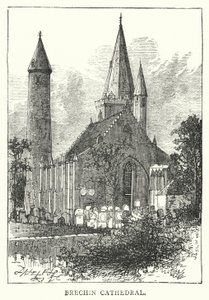 Brechin-katedralen (gravyr) av English School