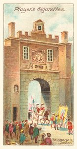 Bridgegate, London (chromolitho) av English School
