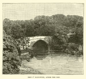 Brig o Balgownie, tvärs över Don av English School