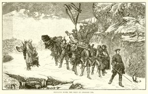 Föra hem Karl XII:s kropp av English School