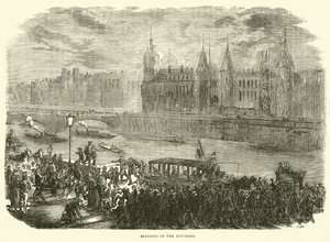 Införa de sårade, november 1870 av English School