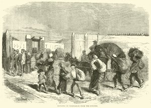 Införa grönsaker från förorten, oktober 1870 av English School