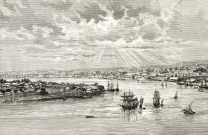Bandari ya Brisbane, Australia, c.1880, kutoka kwa 