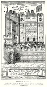 Bristol Castle (gravyr) av English School