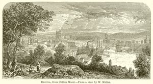 Bristol, från Clifton Wood av English School