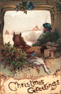 Brittiska julkort av English School