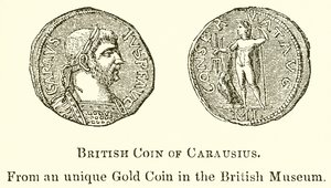 Brittiskt mynt av Carausius av English School
