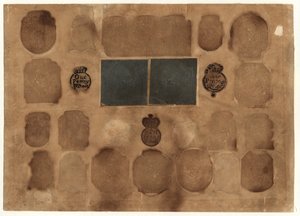 Brittiska skattefrimärken, c.1765 av English School