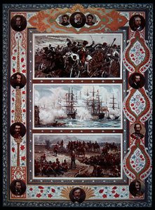 British Victories, Land & Sea (Boer War, Crimea, etc), framsidan av Illustrated London News av English School