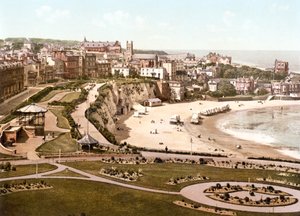 Broadstairs (handfärgat foto) av English School