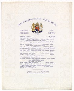 Buckingham Palace-konsert, 23 juni 1869 av English School