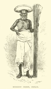 Buddhistpräst, Ceylon av English School