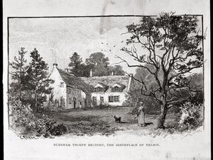 Burnham Thorpe Rectory, Nelsons födelseplats av English School