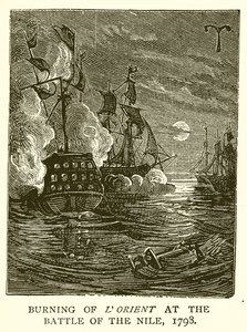 Bränning av Lorient i slaget vid Nilen, 1798