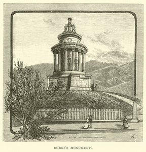 Burns Monument av English School