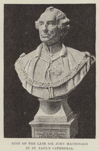 Byst av framlidne Sir John Macdonald i St Paul