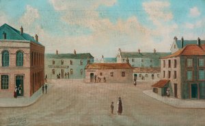 Butter Market och Market Tavern av English School