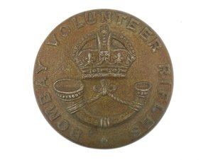 Button, Bombay Volunteer Rifles, 1901-1947 av English School